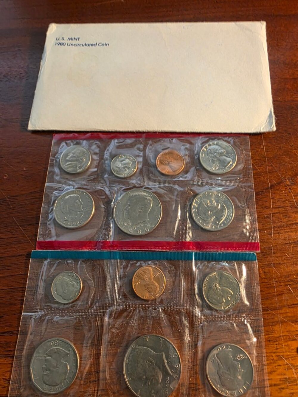 1980 P/D UNITED STATES MINT UNCIRCULATED COIN SET